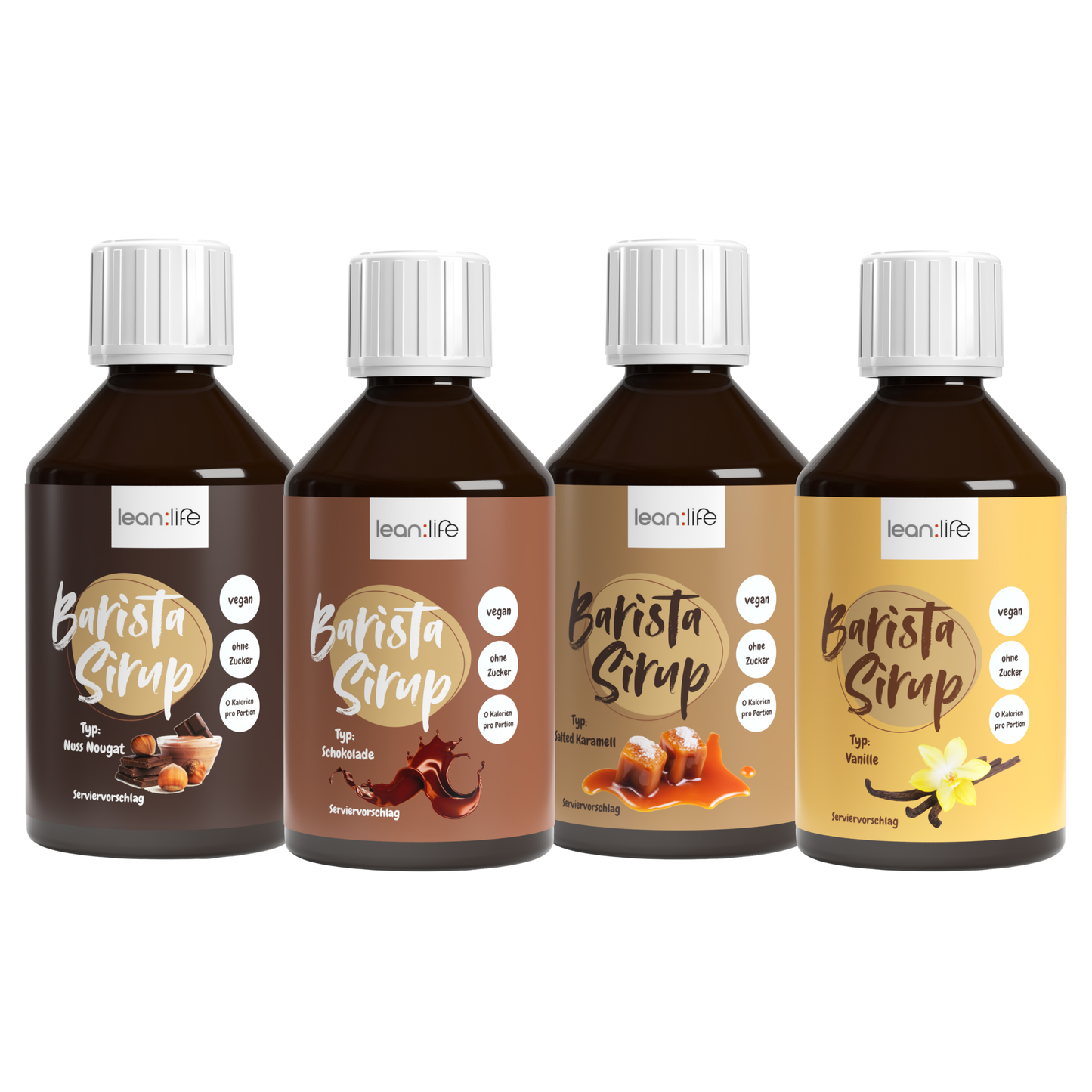 Lean:Life - Barista Sirup Standard Set 4 x 250ml
