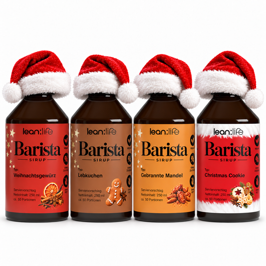 Barista Zero Sirup Weihnachtsbäckerei – 4er Set
